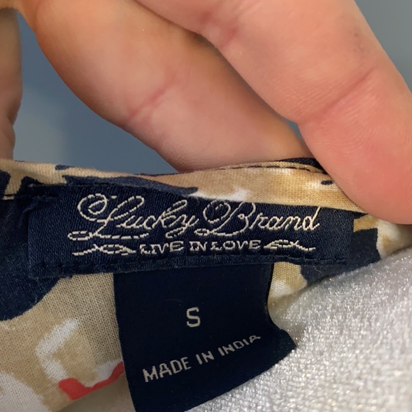 Lucky Brand long sleeve blouse - Picture 7 of 8